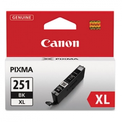 Canon 6448B001 CLI251BK XL Black Inkjet High Yield