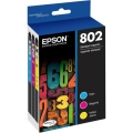 Epson UltraBrite T802520 Cyan Magenta Yellow 3-pack Standard Capacity 