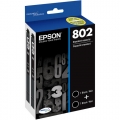 Epson UltraBrite T802120-D2 Black Standard Capacity Dual Pack