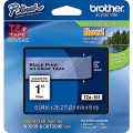 Brother TZE151 Tape 1in (24MM) Black on Clear