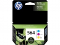 HP 564 Cyan, Magenta & Yellow Original Ink Cartridges (3-pack)