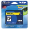 Brother TZE-731 Tape 1/2in 12mm Black on Green Labeling tape