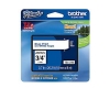 Brother TZE243 3/4in (18MM) Blue on White Laminated Tape