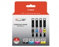 Canon 6513B004 CLI251 Value Pack 4-Pack, Black,Cyan,Magenta,Yellow
