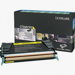 Lexmark C734A1YG Yellow Toner Cartridge