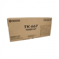 Kyocera TK667, ORIGINAL BLACK TONER CARTRIDGE