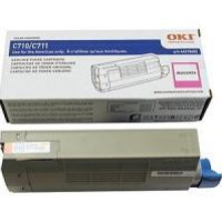 Okidata 44318602 Oki C711 MAGENTA Toner Cartridge (OEM)