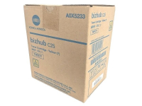 Konica Minolta A0X5233 TNP27Y Yellow Toner Cartridge (OEM)
