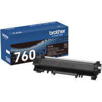 Brother TN-760 Black Toner Cartridge HIGH YIELD OEM