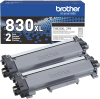 Brother TN-830XL2PK  Black Toner Cartridge HIGH YIELD OEM 2 PACK