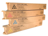 Ricoh C2500SET IM C2000, C2500 genuine toner set. Black, Cyan, Magenta, Yellow