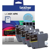 Brother LC4014PKS BLACK CYAN MAGENTA YELLOW 4 PACK