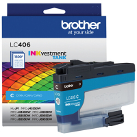 Brother LC406C Cyan inkVESTMENT standard yield