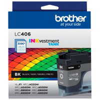 Brother LC406BK Black inkVESTMENT standard yield