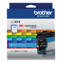 Brother LC404C LC-404C Cyan ink jet genuine