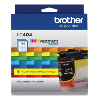 Brother LC404Y LC-404Y Yellow ink jet genuine