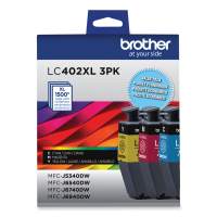 Brother LC402XL3PKS LC-402XL3PKS CYAN  MAGENTA YELLOW high yield