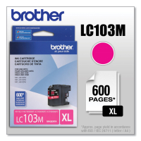 Brother LC103M LC-103M XL MAGENTA ink jet genuine