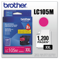 Brother LC105M  LC-105M XL Magenta ink jet genuine