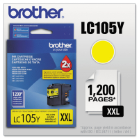 Brother LC105Y LC-105M XL Yellow ink jet genuine