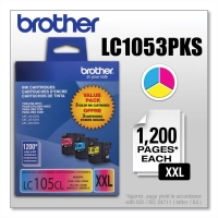 Brother LC1053PKS LC-1053PKS XXL 3 COLOUR PACK