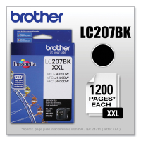 Brother LC207BK LC-207BK BLACK ink jet genuine