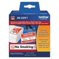 Brother DK Label DK2251  DK-2251 Original SIZE 24"X50'