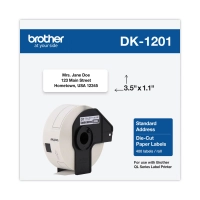 Brother DK Label DK1201 DK-1201 Original SIZE 1.1X3.5"