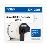 Brother DK Label DK2205 DK 2215 SIZE 2.4" X 100'