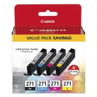 Canon  0390C005 CLI271 Color Value Pack ink CMYK BK/CMY