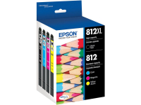 Epson T812XLBCS T812XL Color Ink Pack High Yield  Cyan Magenta Yellow