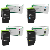 LEXMARK C2310K0PACK4  4 Pack Black Cyan Magenta Yellow Ea.