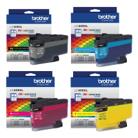 Brother LC406XL4PK CMYK inkVESTMENT 4 Pack Colour High yield