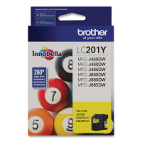 Brother LC201Y Yellow  ink jet genuine Ink Cartridge