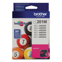 Brother LC201M Magenta ink jet genuine Ink Cartridge