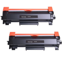 Compatible for  Brother TN-7602 Black Toner Cartridge Dual Pack Genuine