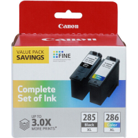 Canon PG-285XL/CL-286XL Combo 6196C004 High Yield Genuine
