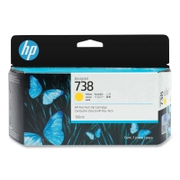 HP 498N7A #738 YELLOW Ink Cartridge Genuine