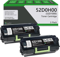COMPATIBLE Lexmark 52D1000 MS811 Toner 2 PACK