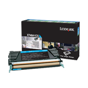 Lexmark X746A1CG X746DE CYAN Return Program Toner Cartridge GENUINE