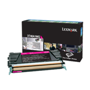 Lexmark X746A1MG X746DE MAGENTA Return Program Toner Cartridge GENUINE