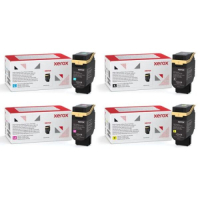 XEROX 006R04831SET BLACK CYAN MAGENTA YELLOW TONER GENUINE