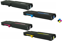 Compatible Xerox NT106R03500SET C400 BLACK CYAN MAGENTA YELLOW 