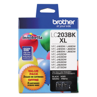Brother LC2032BK LC- 2032BK J4420DW BLACK 2-PACK YIELD 550 ea (OEM)