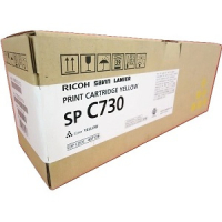 RICOH 407844 Aficio SP C730DN YELLOW TONER Cartridge Yield 9300 (OEM)