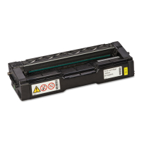 Ricoh 407656 SP C252DN C262 YELLOW Toner Cartridge High Yield 6000 Page (OEM)
