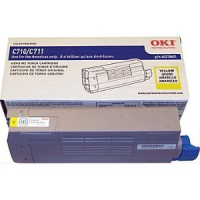 Okidata 44318601 Oki C711 YELLOW Toner Cartridge (OEM)