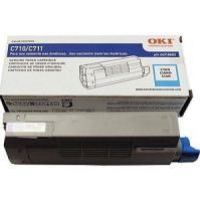 Okidata 44318603 Oki C711 CYAN Toner Cartridge (OEM)