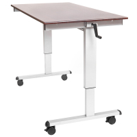 Luxor STANDUP-CF60-DW Adjustable Stand Up Desk 60"