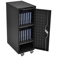 Luxor LLTP12-B 12 Tablet / Laptop Charging Cart Lockable